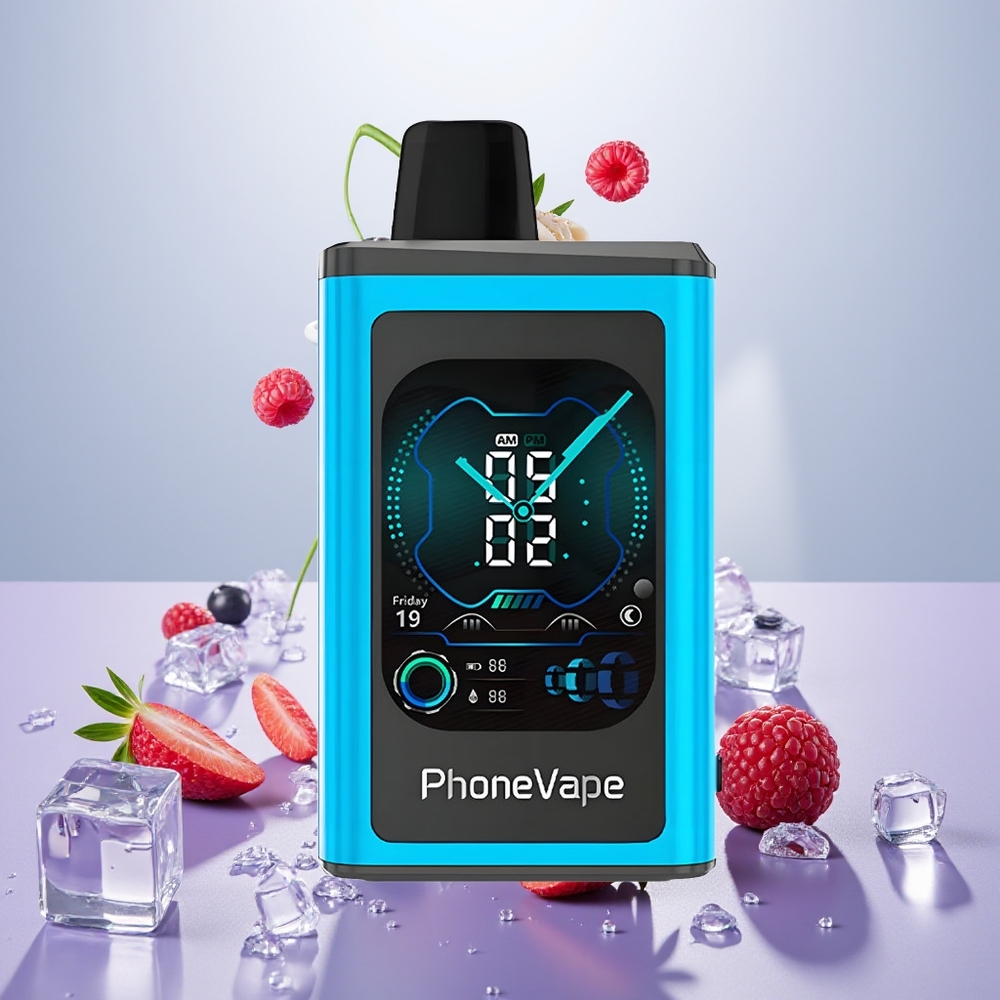 Wholesale Turkey JNR PhoneVape 30000 puf Turbo Modlu Mavi Ahududu Buz Tek Kullanımlık Vape