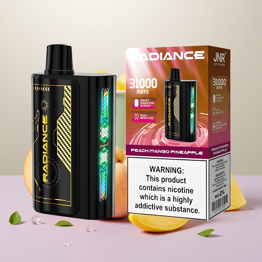 Wholesale Turkey JNR Radiance 31000 Puf Dual Mesh Coil Şeftali Mango Ananas