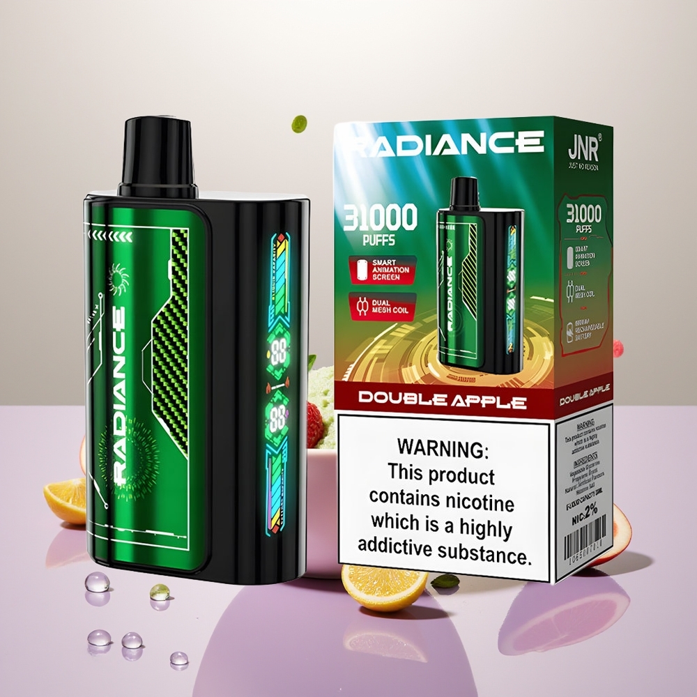 Wholesale Turkey JNR Radiance 31000 Puff Çift Mesh Elma