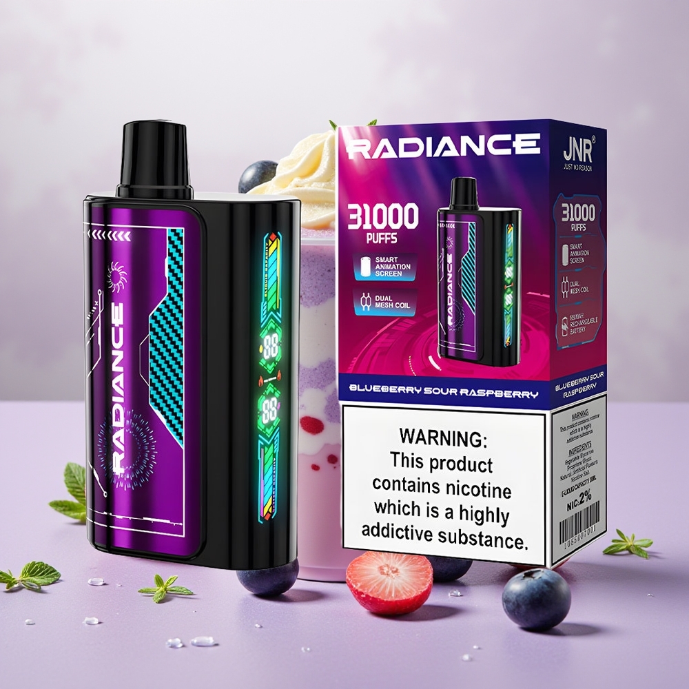 Wholesale Turkey JNR Radiance 31000 Puffs Dual Mesh Coil Yaban Mersini Ekşi Ahududu