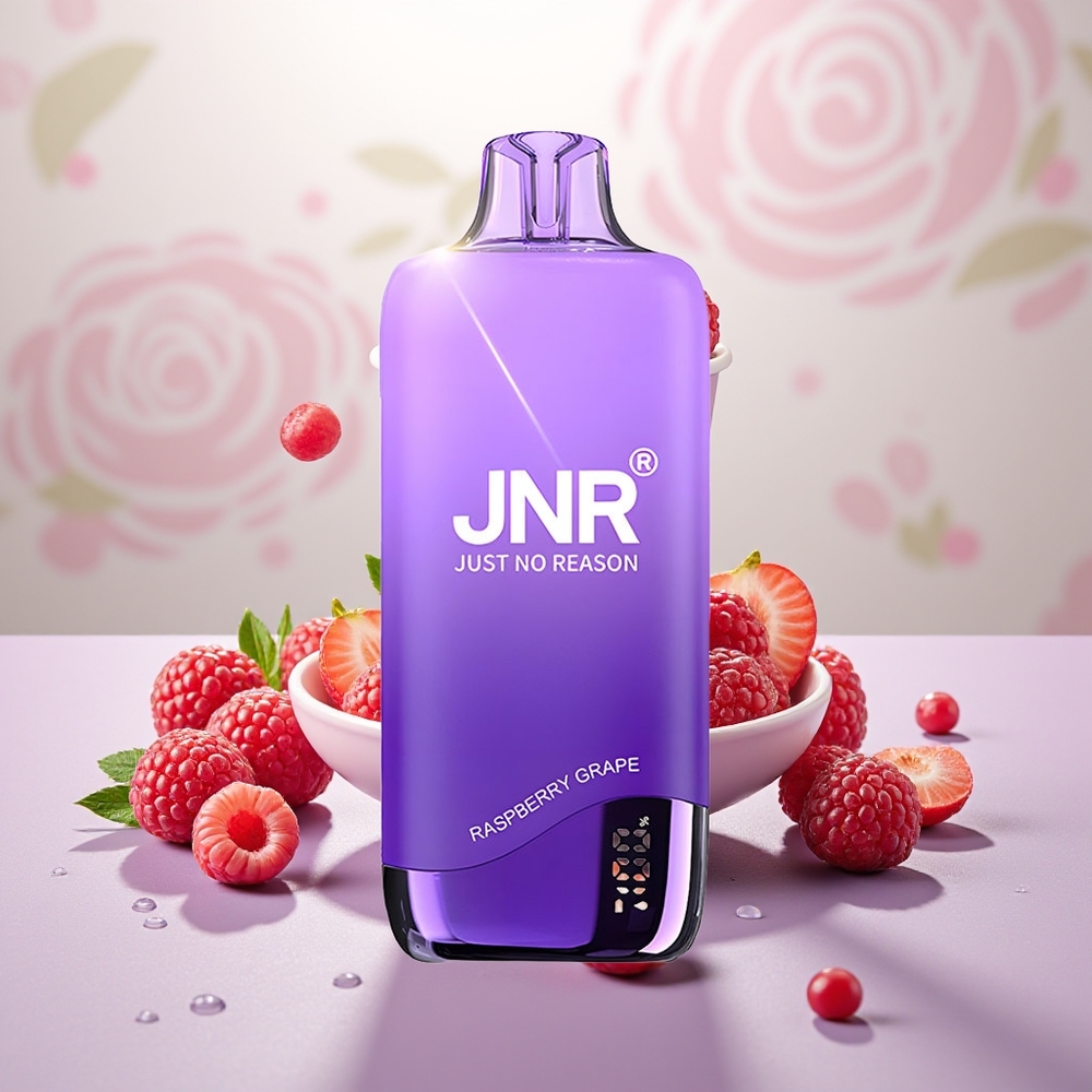 Wholesale Turkey JNR Rainbow 10500 Puffs 18ml Ahududu Üzüm Tek Kullanımlık Vape