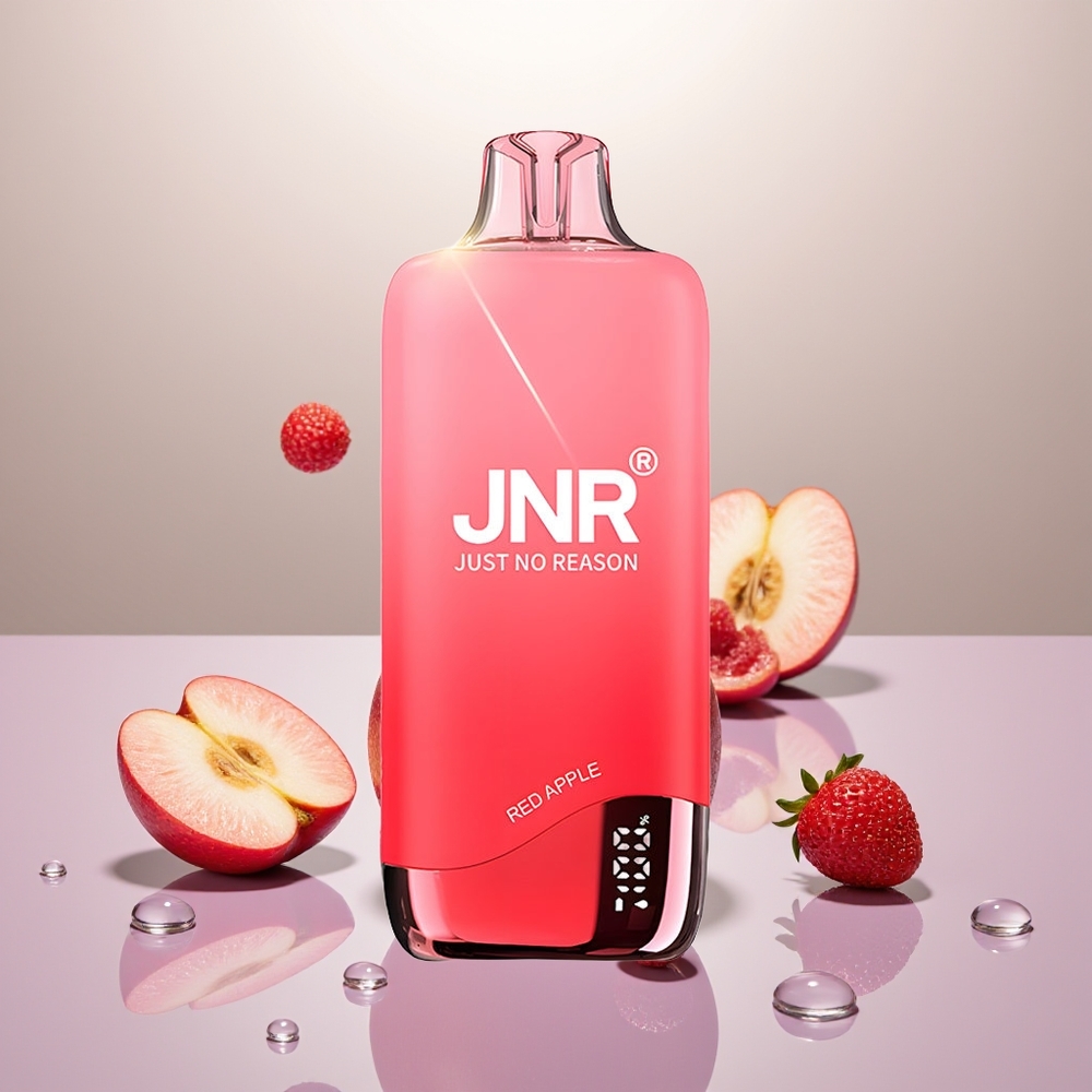 Wholesale Turkey JNR Rainbow 10500 Puffs 18ml Kırmızı Elma