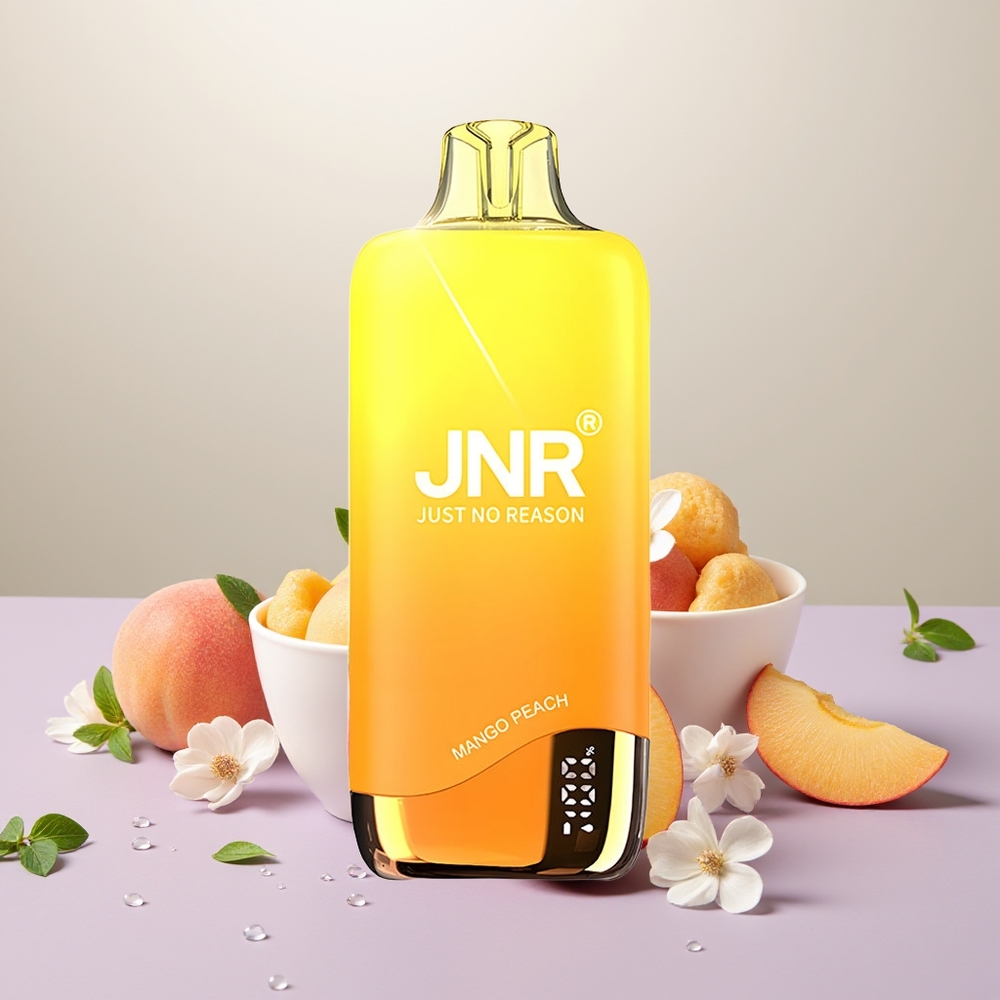 Wholesale Turkey JNR Rainbow 10500 Puffs 18ml Mango Şeftali