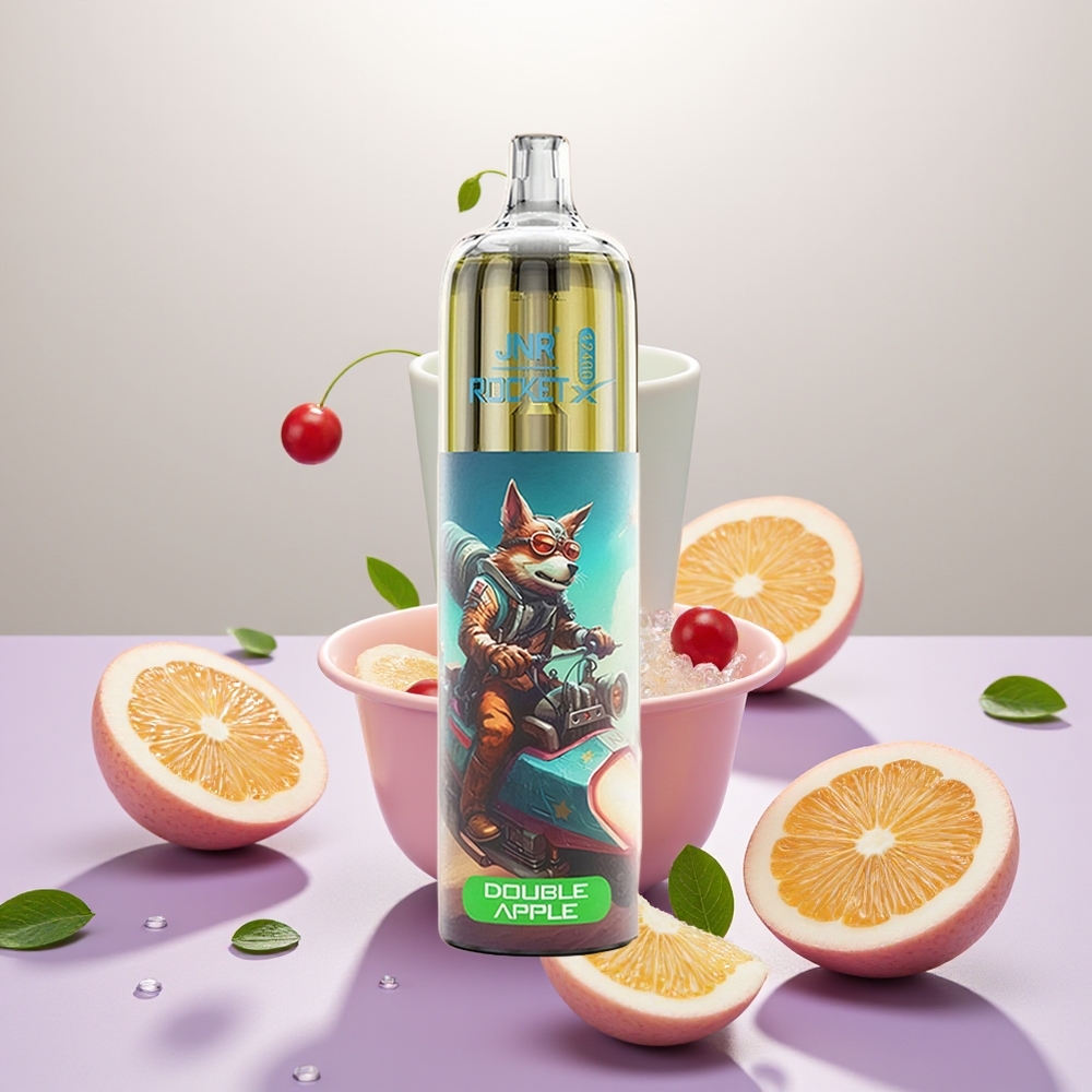 Wholesale Turkey JNR Rocket-X 12400 Puffs 25ml 850mAh Çift Elma