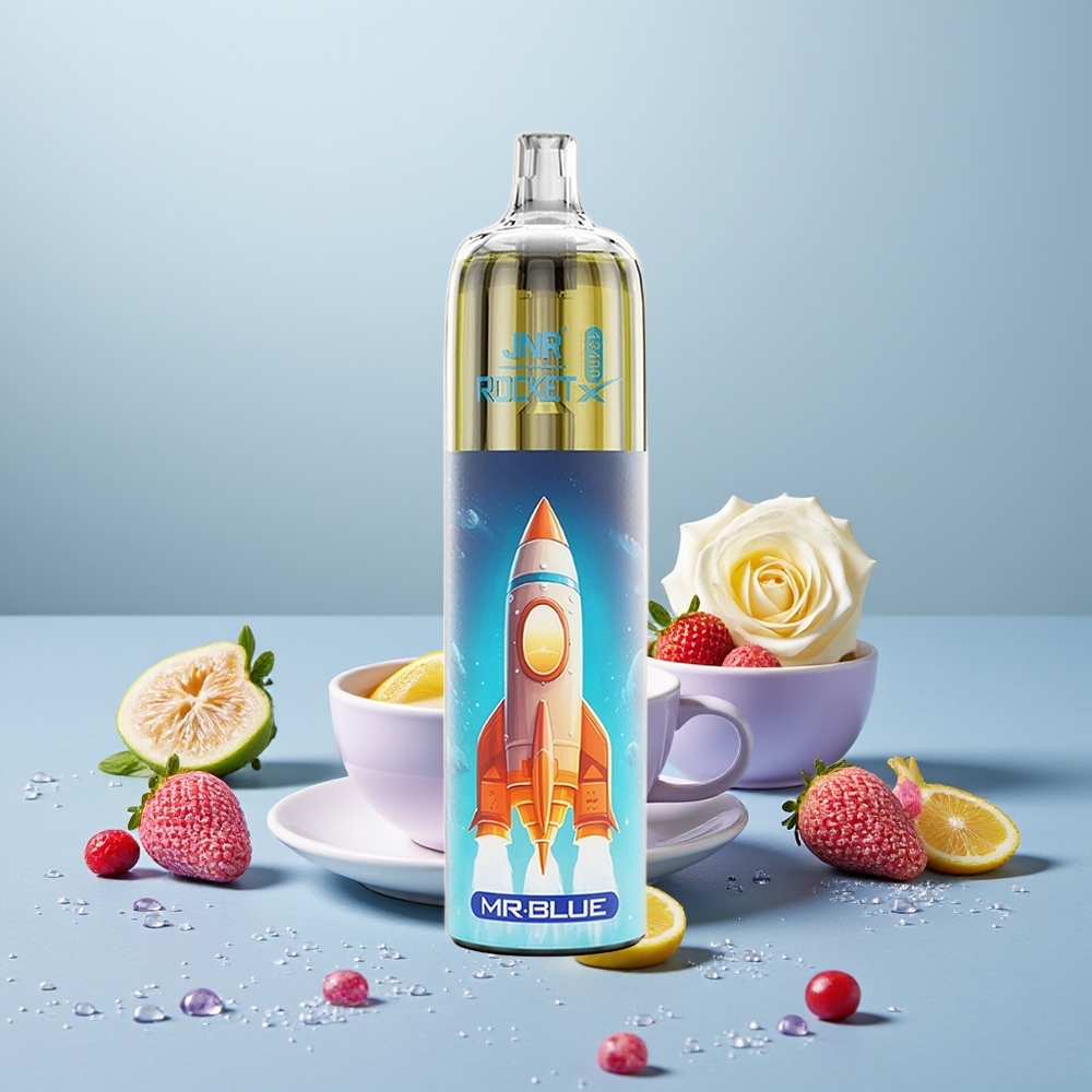 Wholesale Turkey JNR Rocket-X 12400 Puffs 25ml Bay Mavi