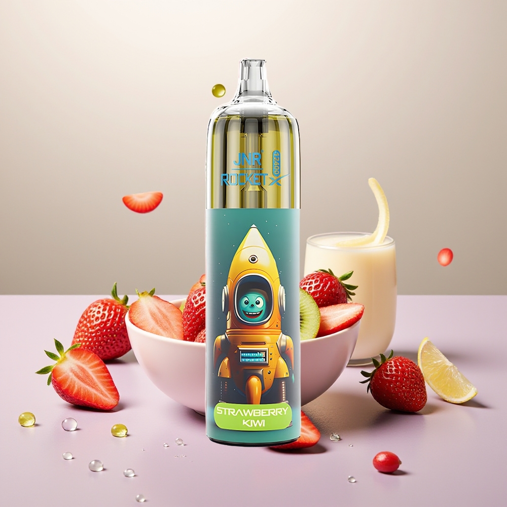 Wholesale Turkey JNR Rocket-X 12400 Puffs 25ml RGB Çilek Kivi Tek Kullanımlık Vape