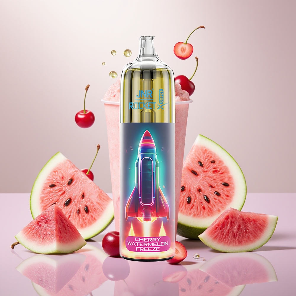Wholesale Turkey JNR Rocket-X 12400 Puffs RGB Işık Kiraz Karpuz Freeze Tek Kullanımlık Vape