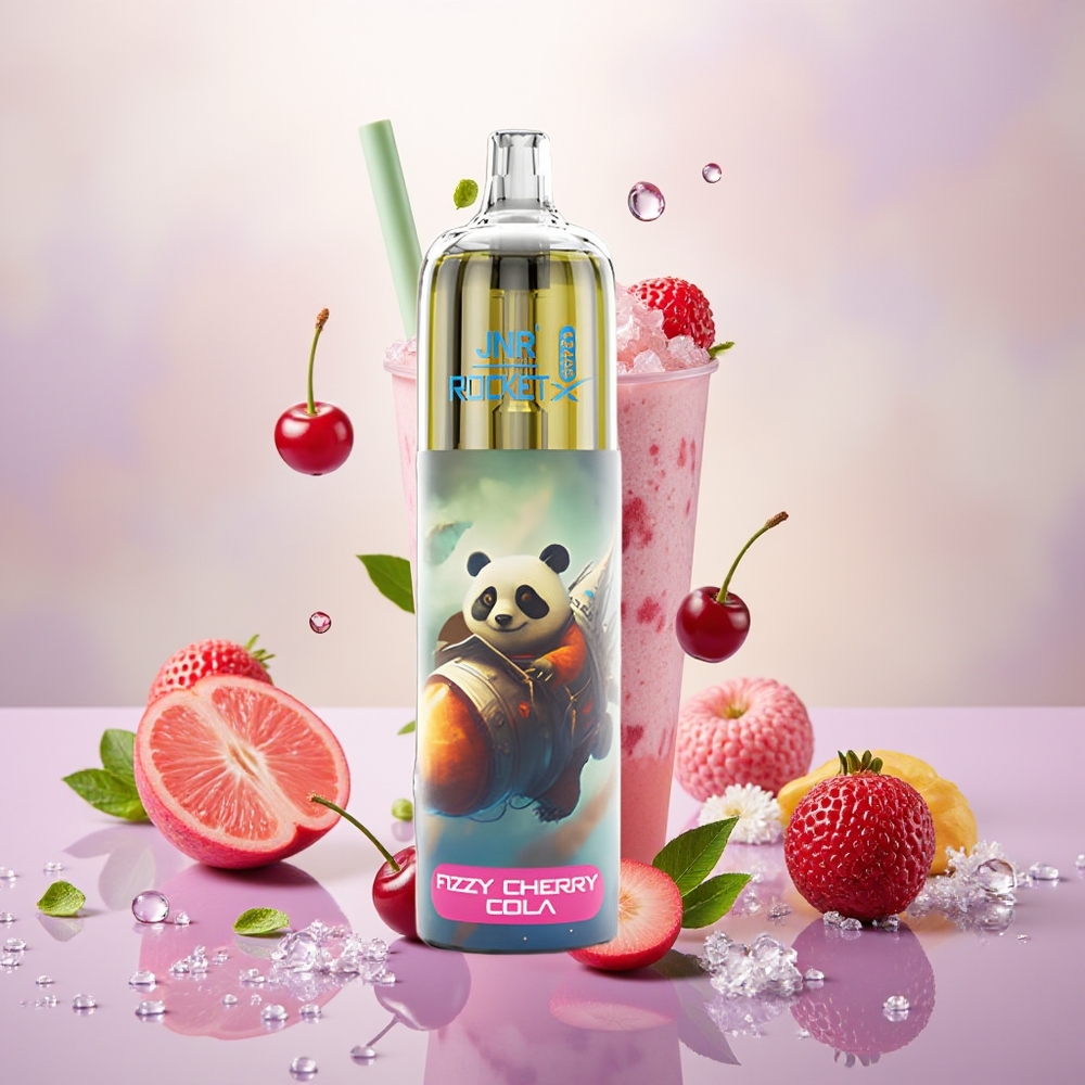 Wholesale Turkey JNR Rocket-X 12400 Puffs RGB Işıklar Gazlı Kiraz Kola Tek Kullanımlık Vape