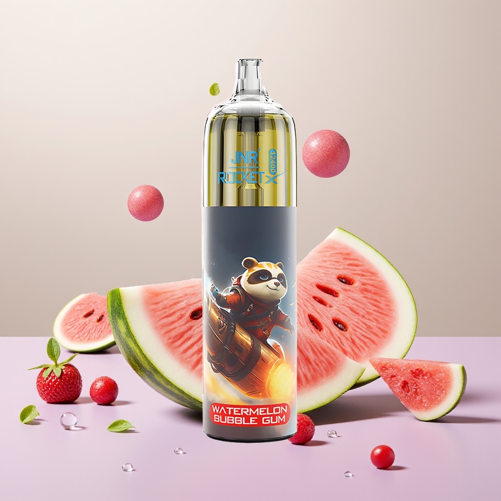 Wholesale Turkey JNR Rocket-X 12400 Puffs RGB Işıklar Karpuzlu Sakız Aromalı Tek Kullanımlık Vape