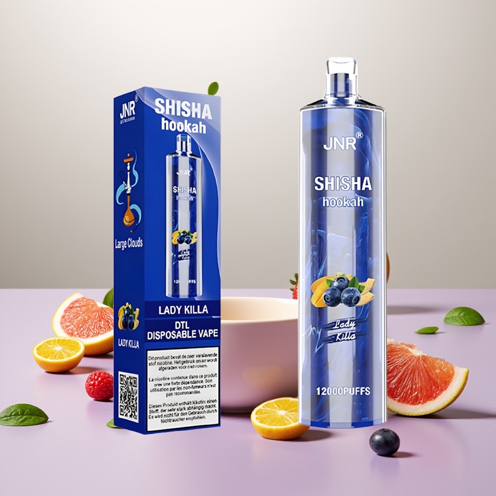 Wholesale Turkey JNR Shisha Hookah 12000 Puffs 24ml Lady Killa