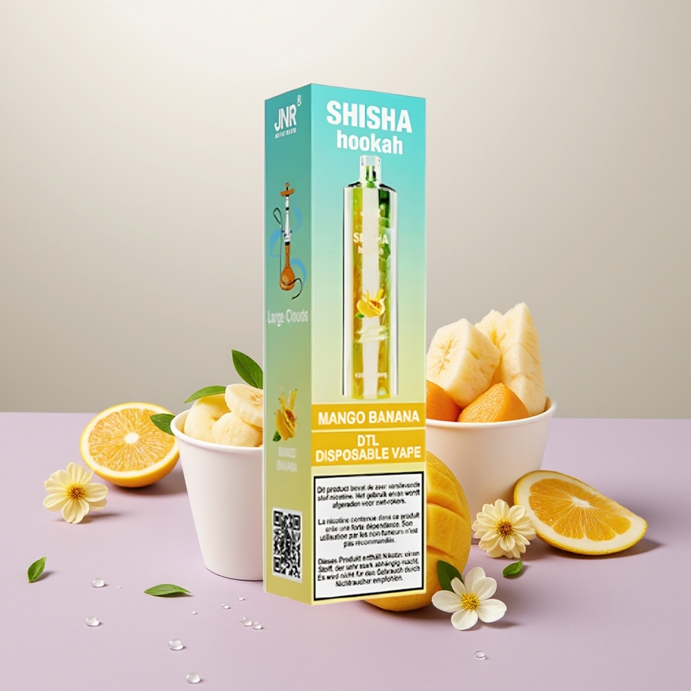 Wholesale Turkey JNR Shisha Hookah 12000 Puffs 750mAh Mango Muz