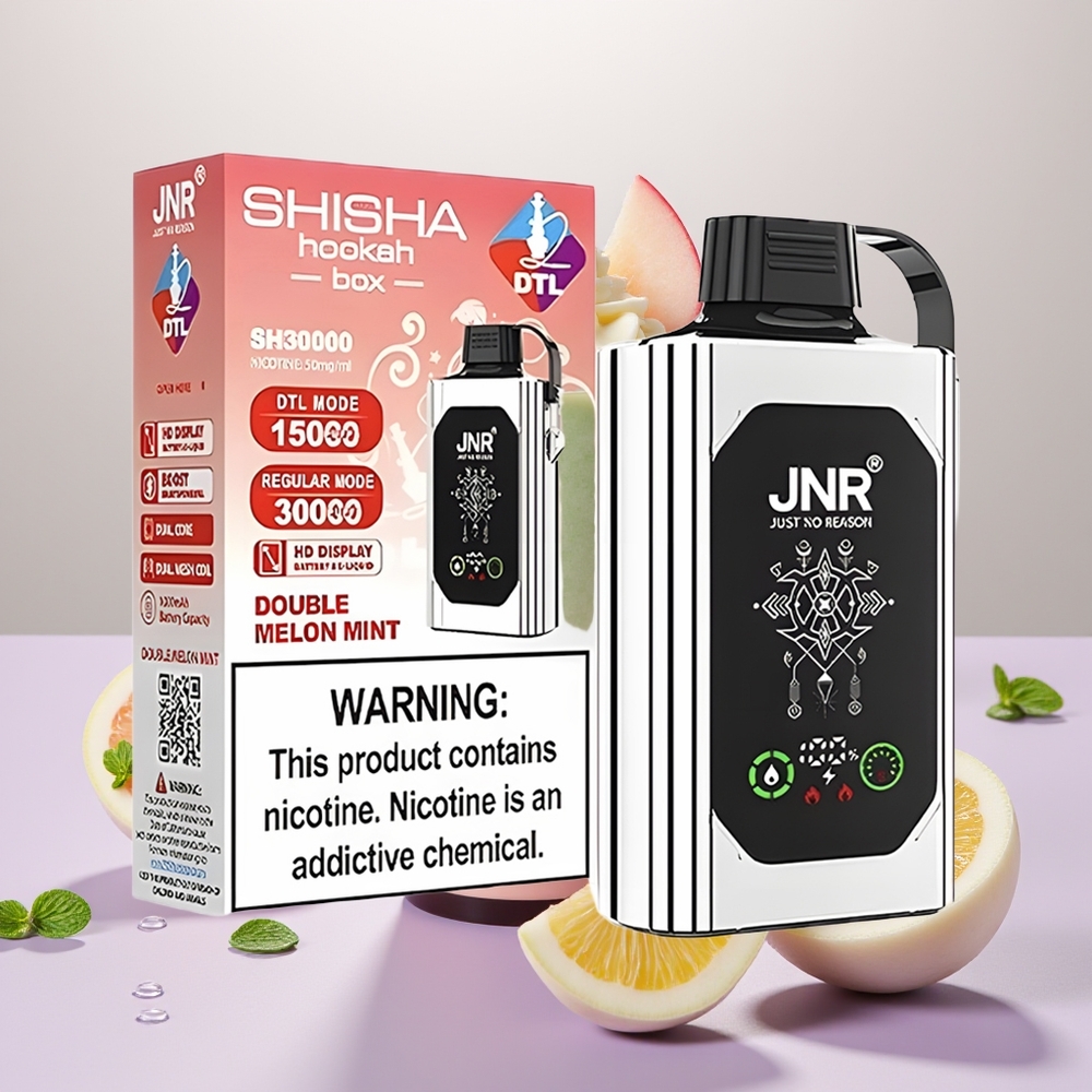 Wholesale Turkey JNR Shisha Hookah Box 20500 Puffs Dual Mesh Coil Double Kavun Nane
