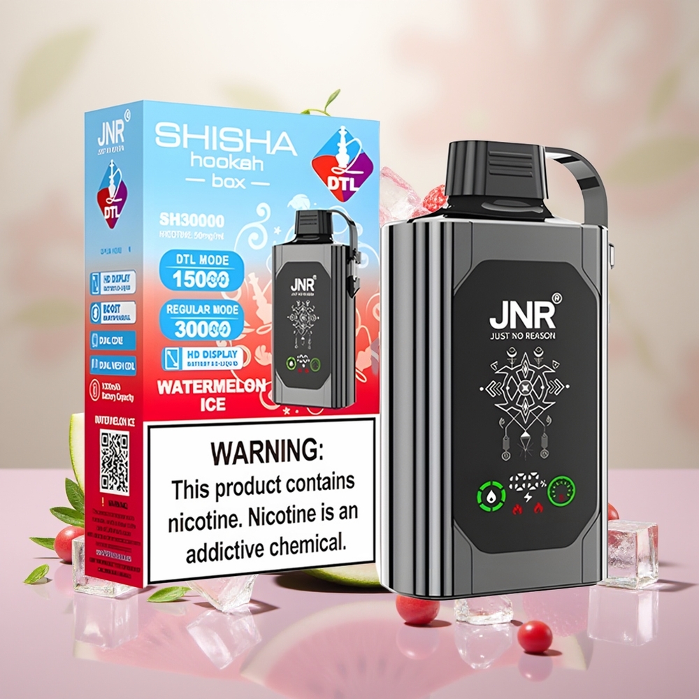 Wholesale Turkey JNR Shisha Hookah Box 20500 Puffs Dual Mesh Coil Karpuz Buz