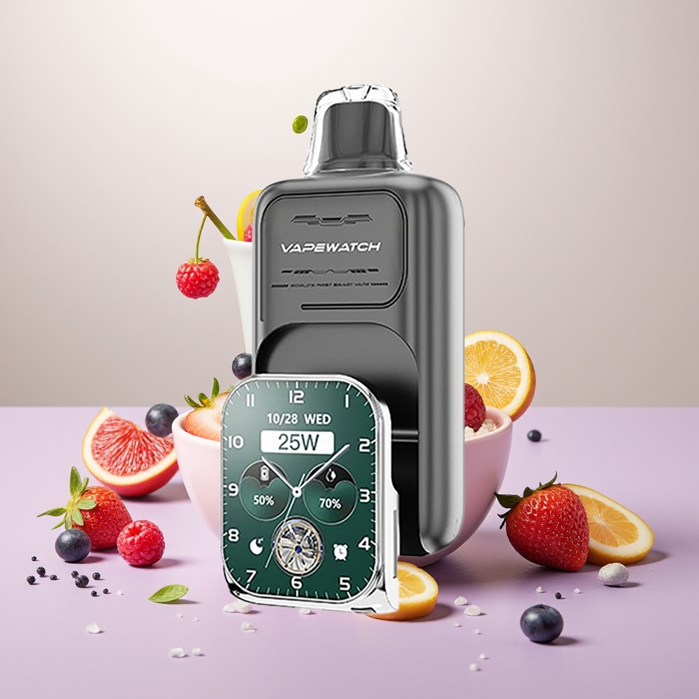 Wholesale Turkey JNR VapeWatch 30000 Puffs 1000mAh Type-C Üçlü Meyve