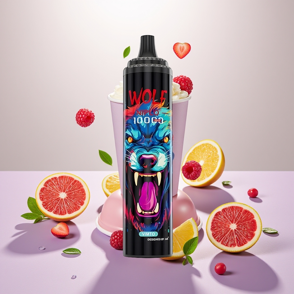 Wholesale Turkey JNR Wolf Niplo 10000 Puff 20ml Vimto