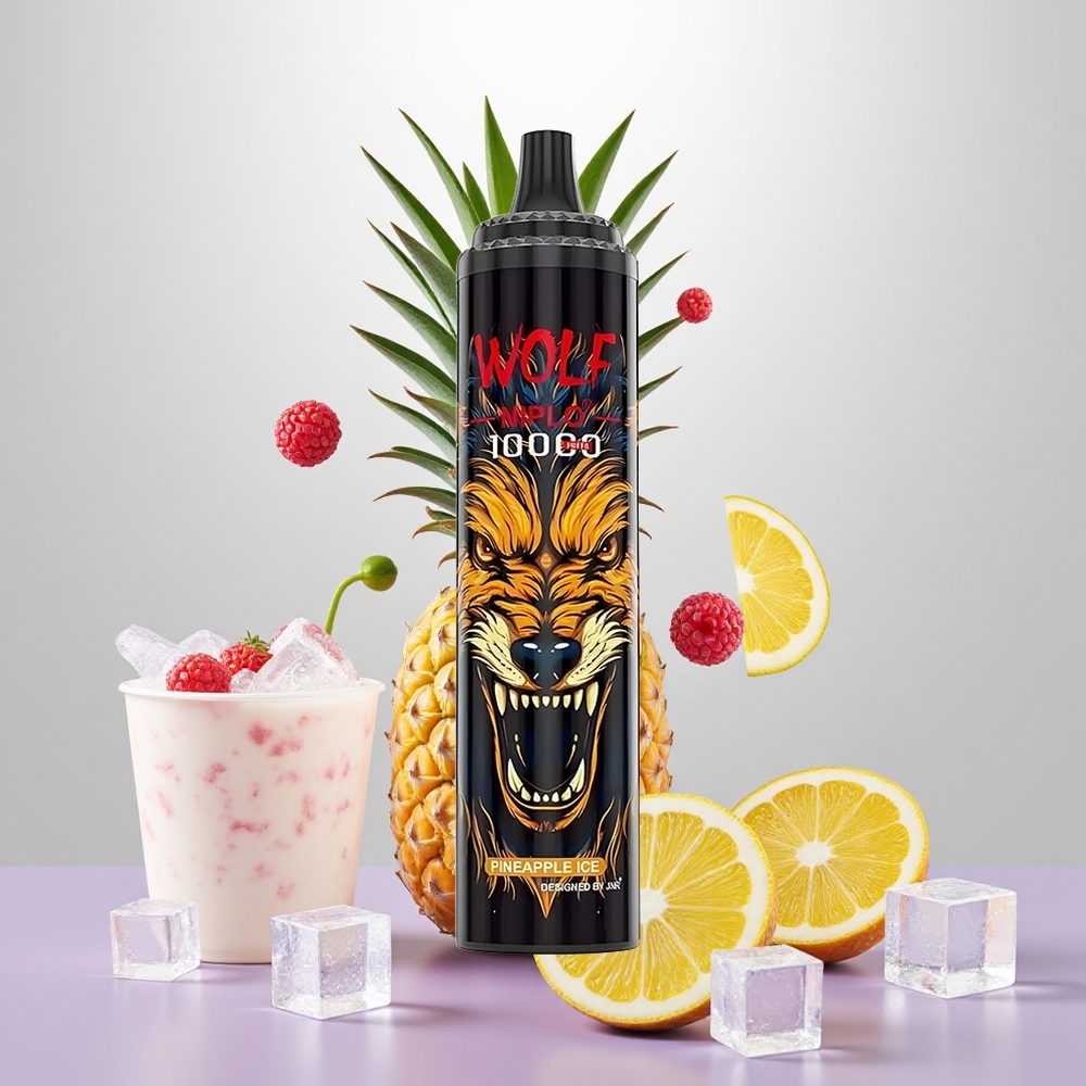 Wholesale Turkey JNR Wolf Niplo 10000 Puffs 20ml Ananas Buz