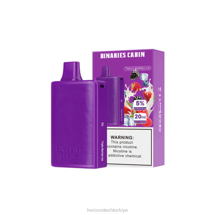 HorizonTech Binaries Cabin tek kullanımlık 20ml üçlü meyveli buz L26T84 Horizon Tech Vape Coils
