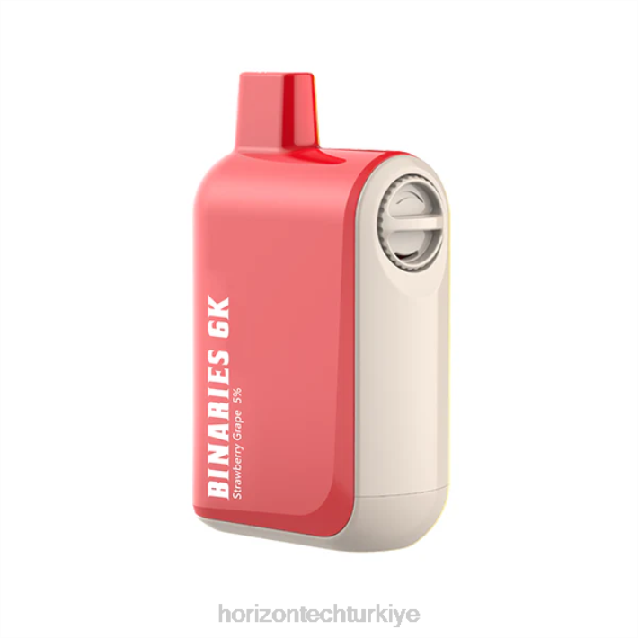 HorizonTech Binaries Cabin tek kullanımlık 15ml çilek üzüm L26T28 Horizontech Disposable Vape