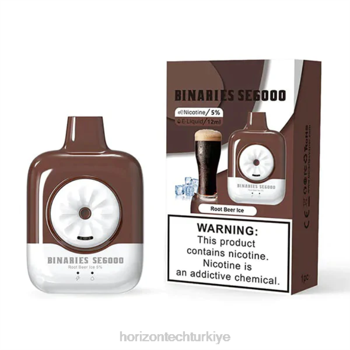 HorizonTech Binaries Cabin tek kullanımlık se 12ml kök birası buz L26T156 Horizon Tech Vape Tank